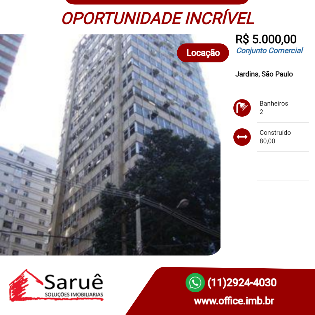 Conjunto Comercial a venda ou para locação